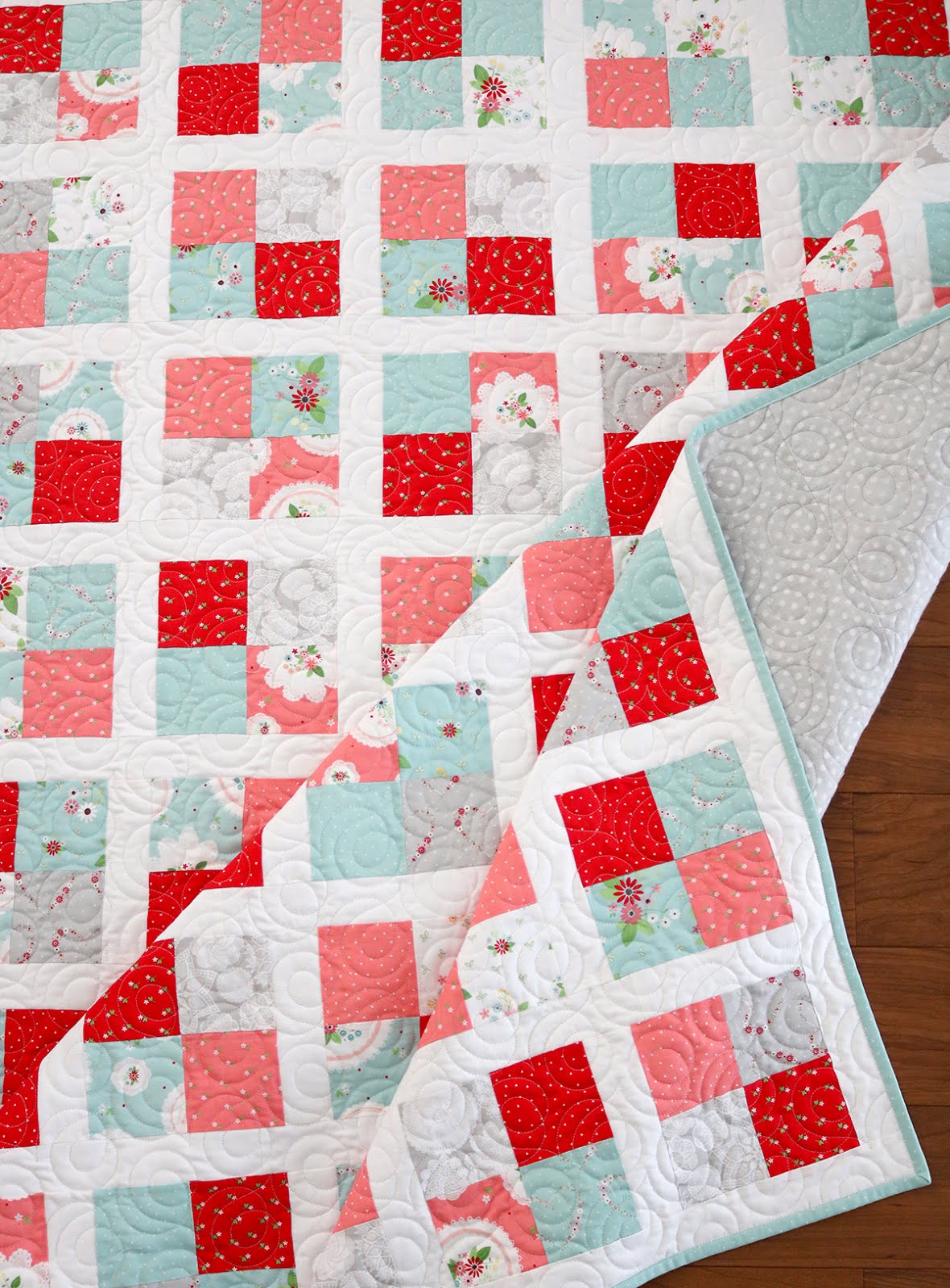 Designing A 4 Patch Baby Quilt