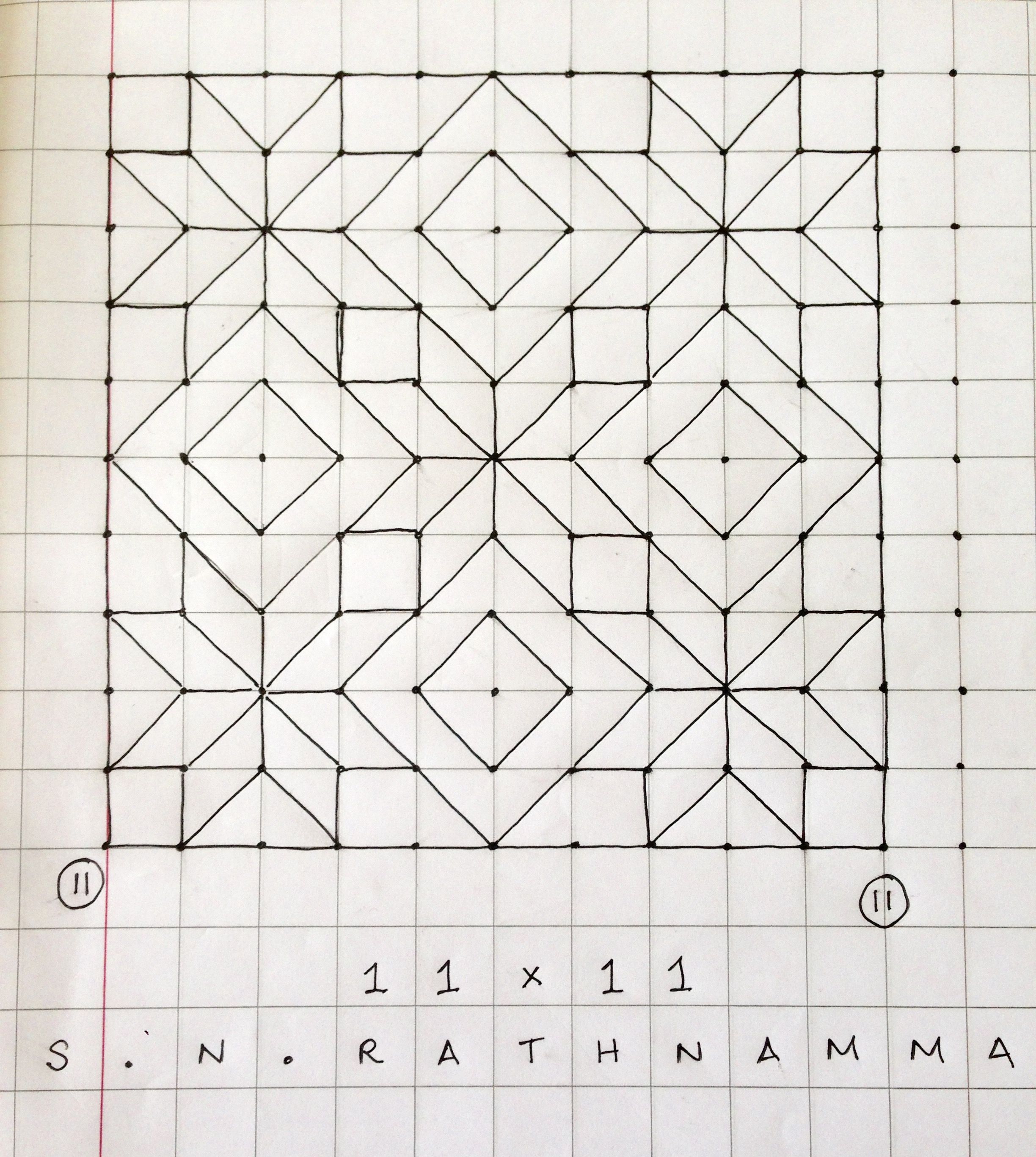 Drawing The Quilt On Graph Paper