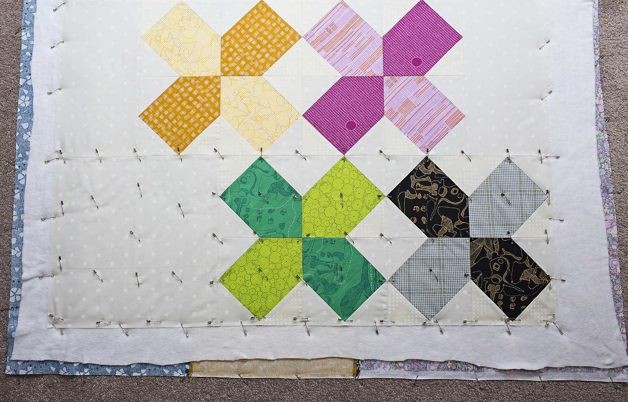 Hand Basting A Quilt
