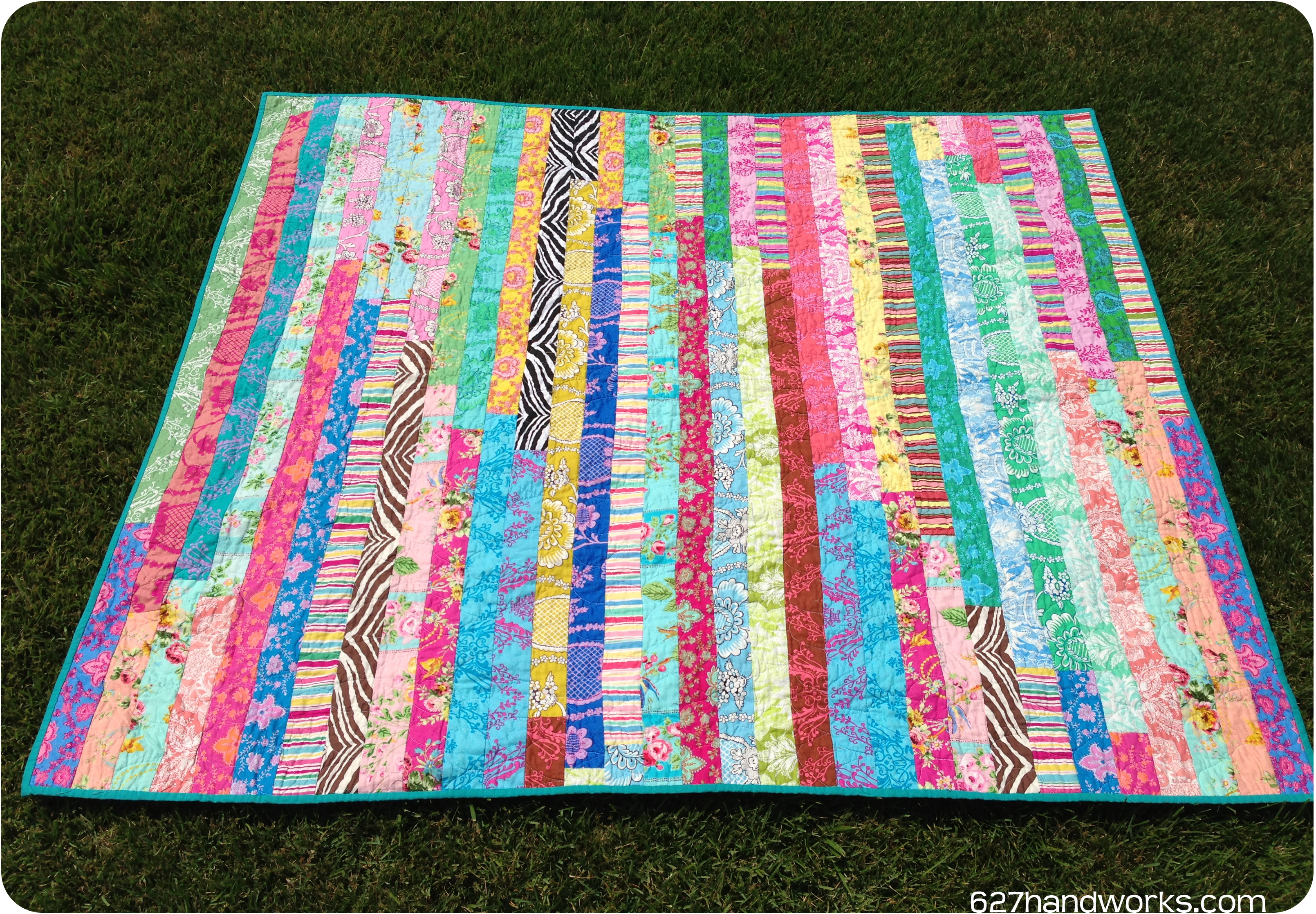 How Many Strips Wide For Jelly Roll Race Quilt?