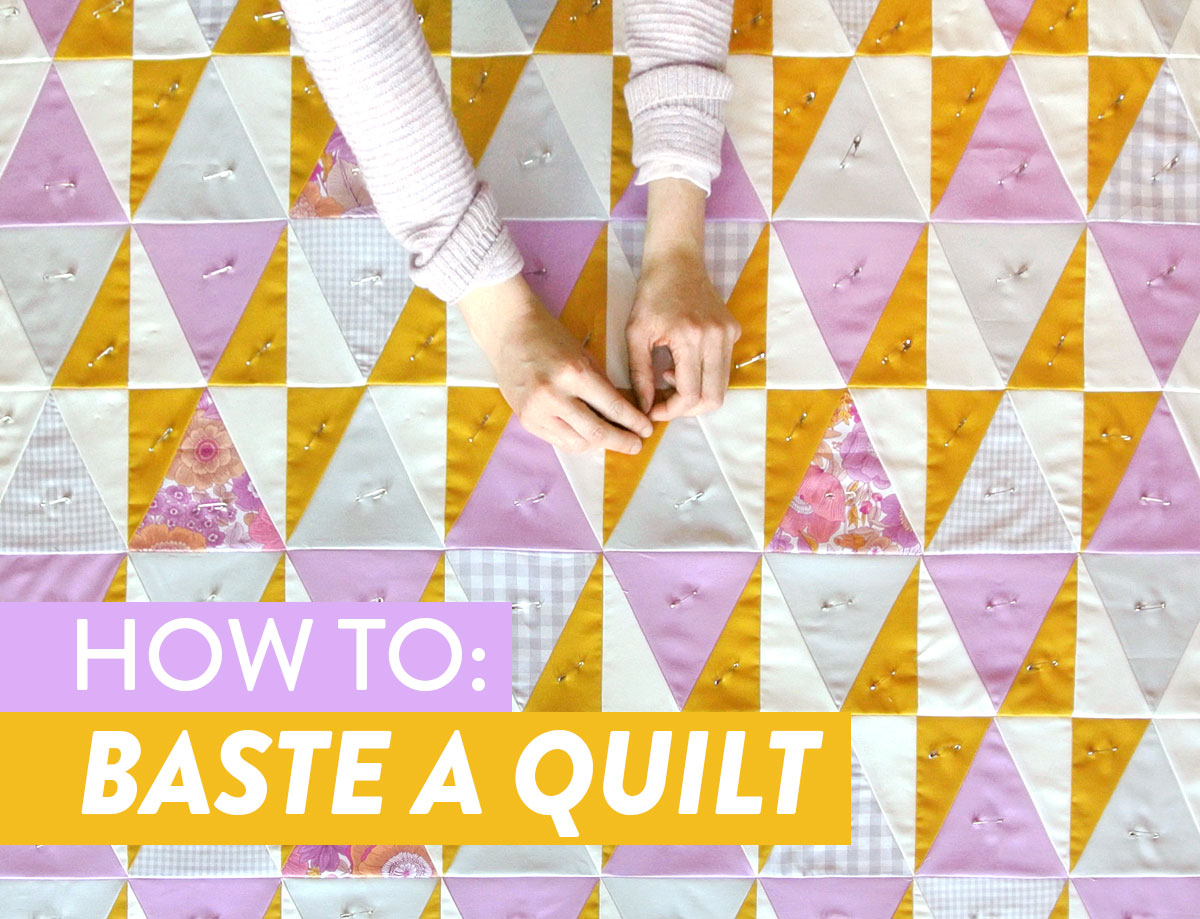 How To Baste The Batting On A Quilt