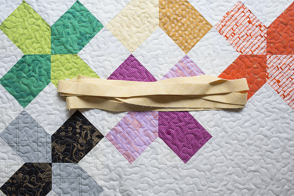 How To Bind A Quilt With Store Bought Binding