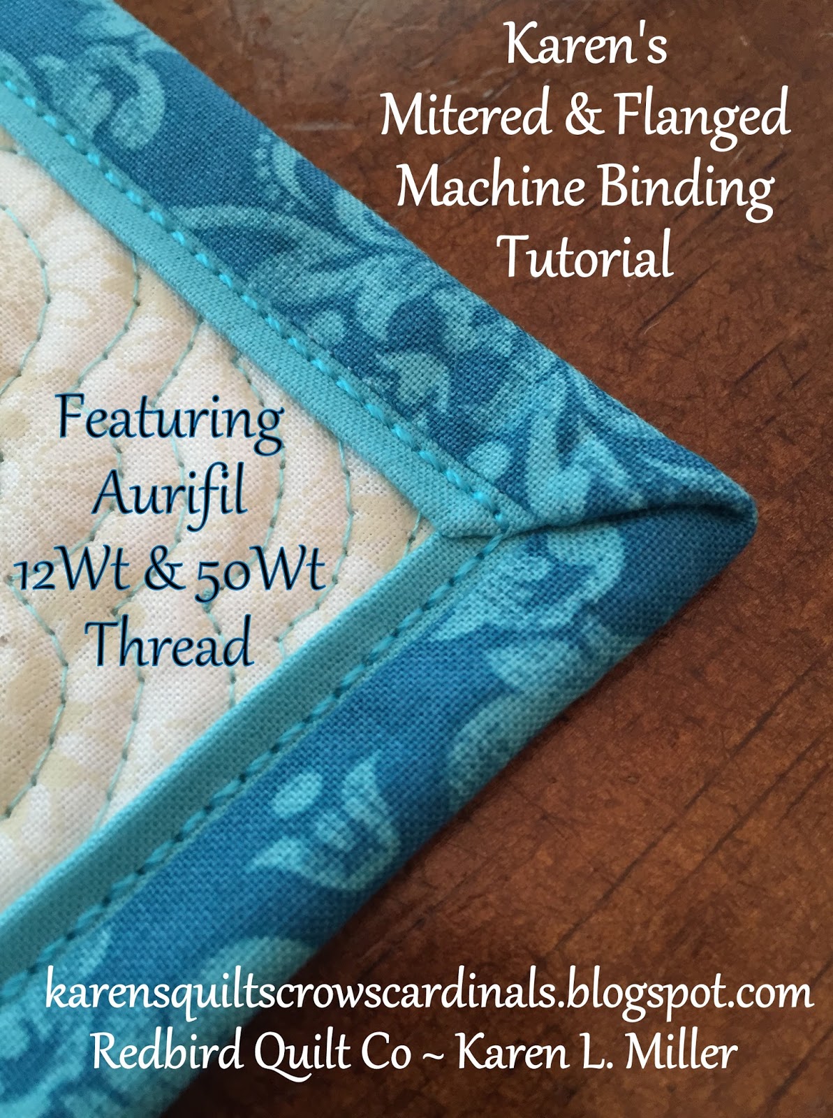 How To Finish Sewing Mitered Binding On A Quilt