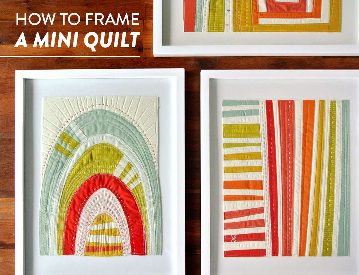 How To Frame A Quilt Block