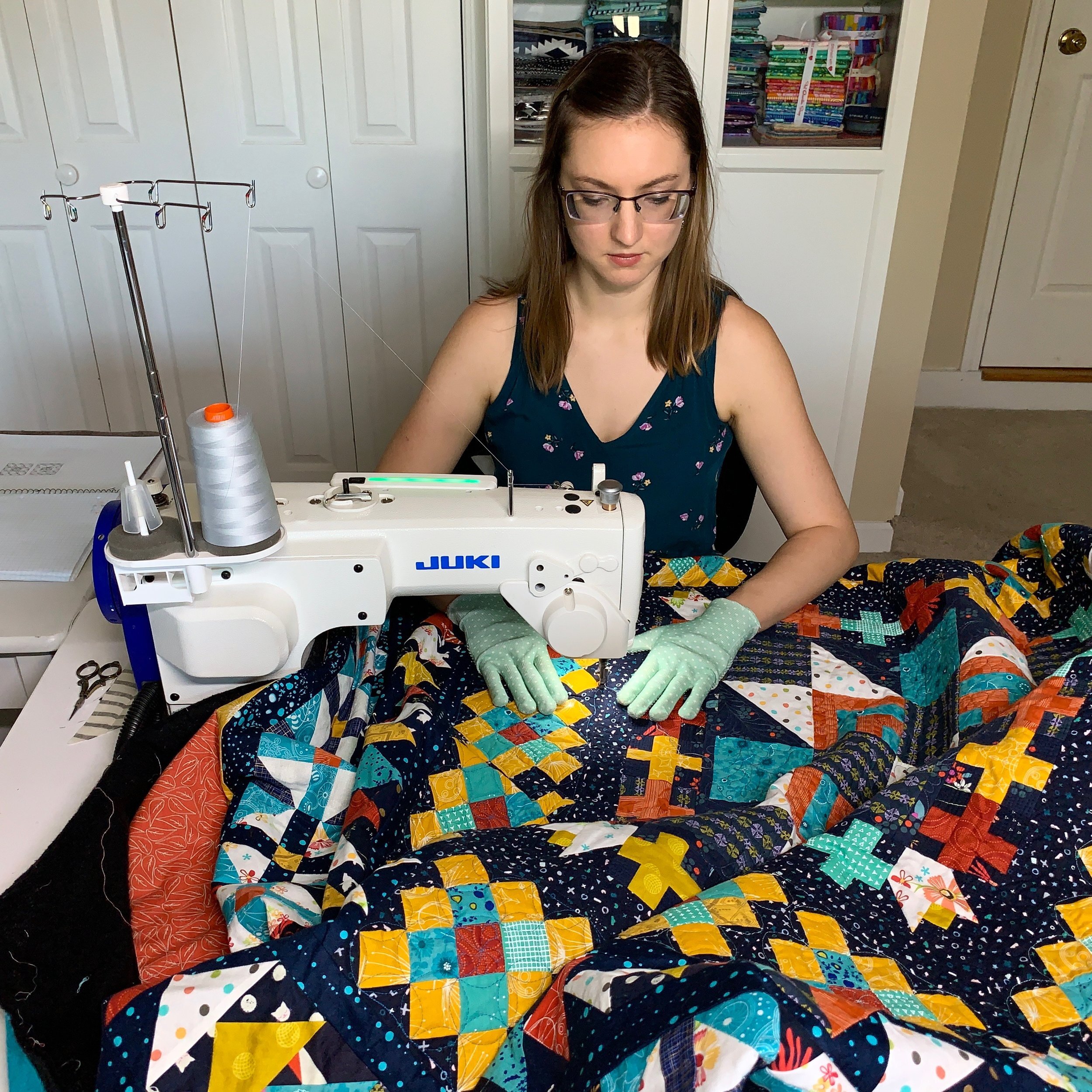 How to Free Motion Quilt on a Regular Sewing Machine StepbyStep