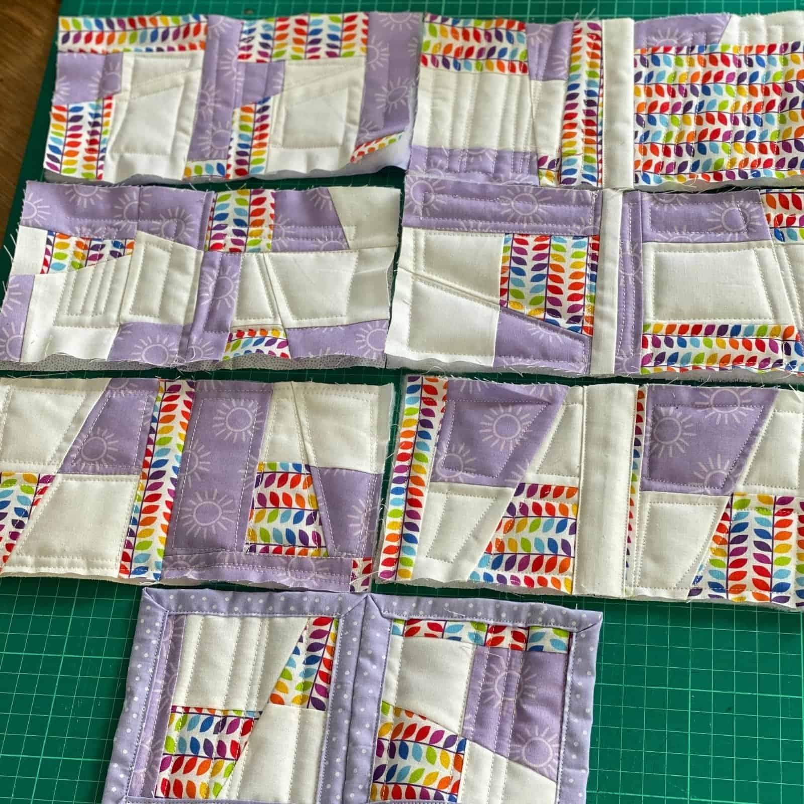 How To Join Your Top Quilt Trim With Blocks Together