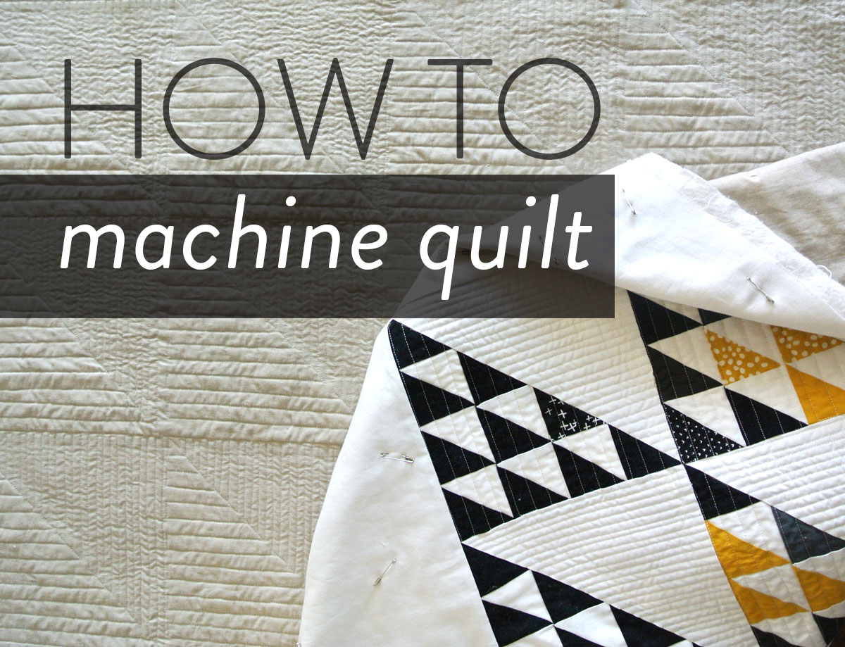 How To Machine Quilt A Large Quilt