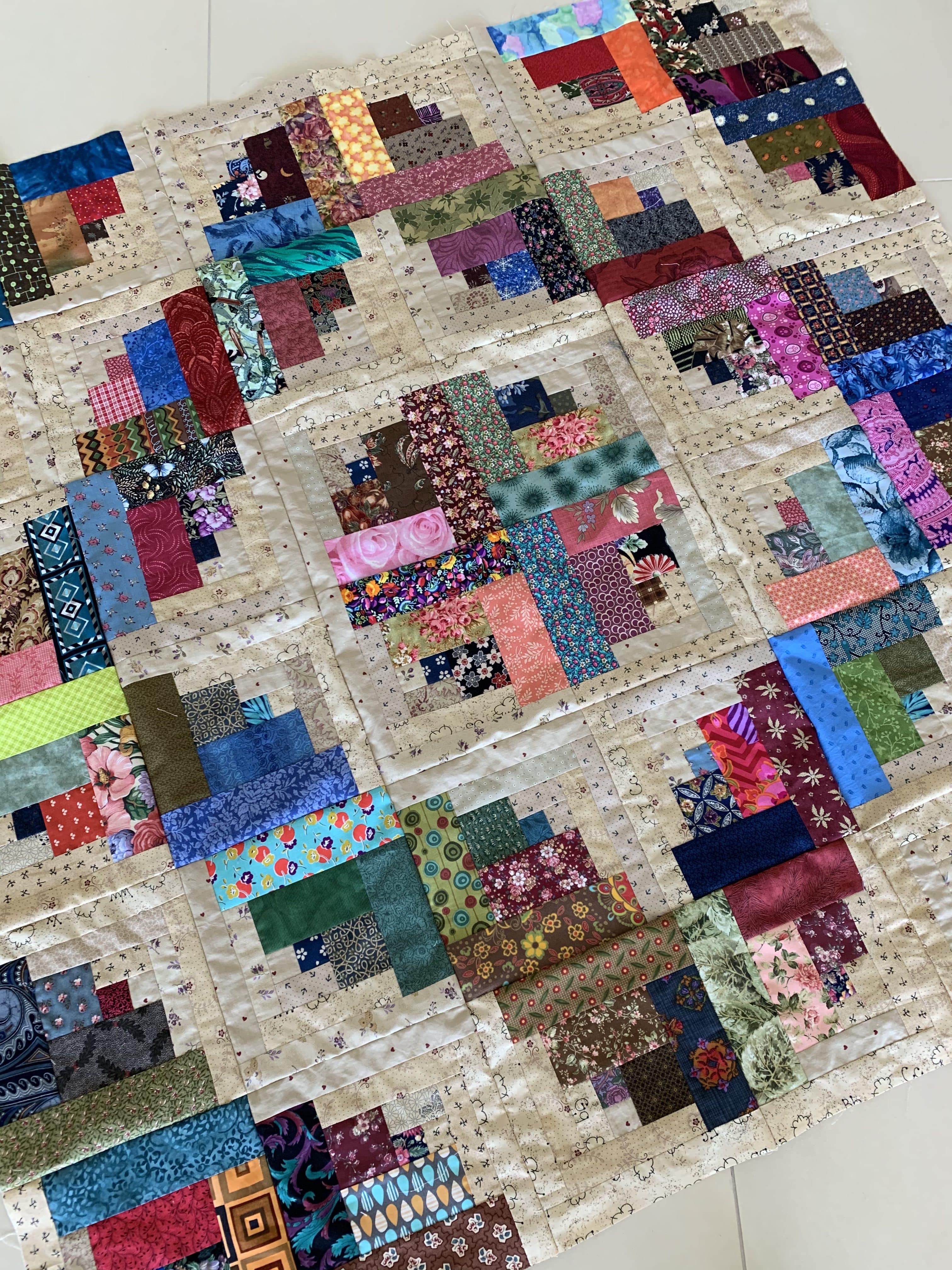 How To Quilt A Log Cabin Quilt Top