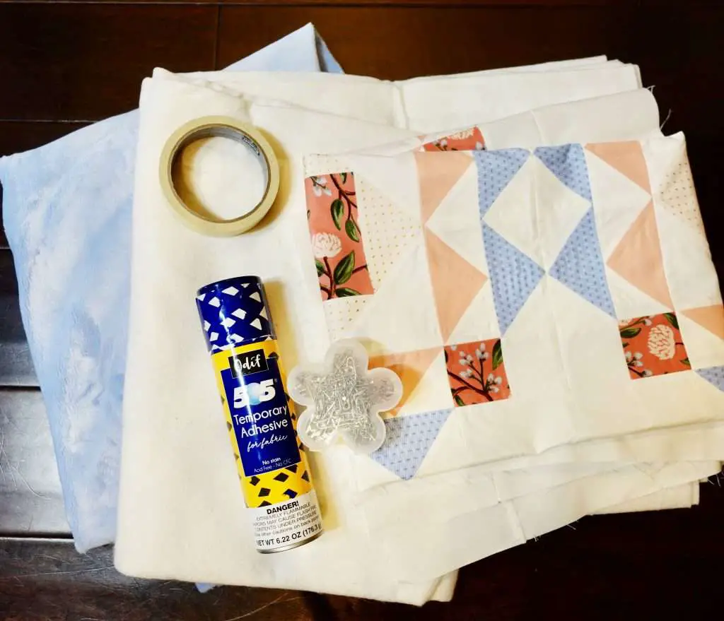 How To Spray Adhesive The Batting On A Quilt?