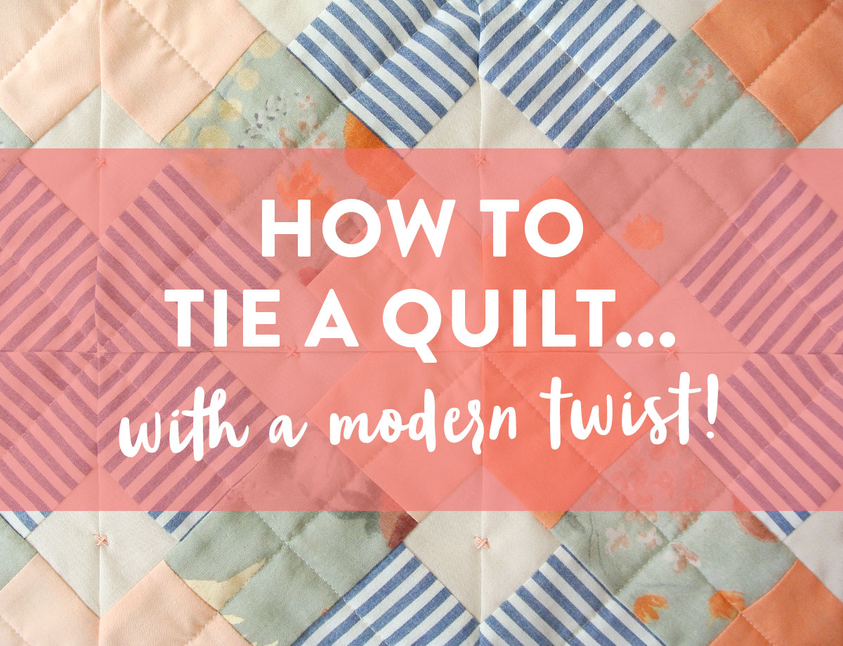 How To Tie A Baby Quilt With Yarn