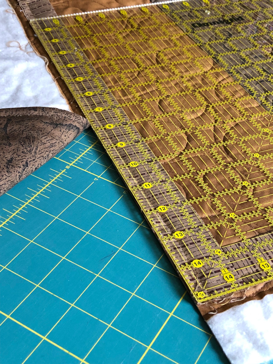 How To Trim A Quilt Before Binding