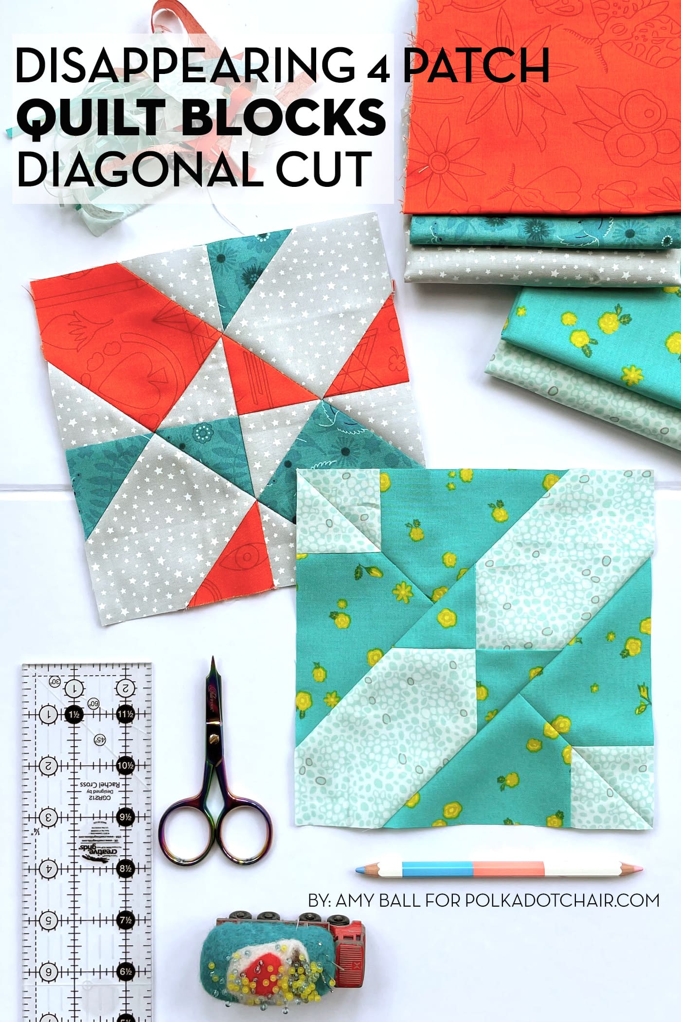 Materials Needed For A 4 Patch Quilt Block