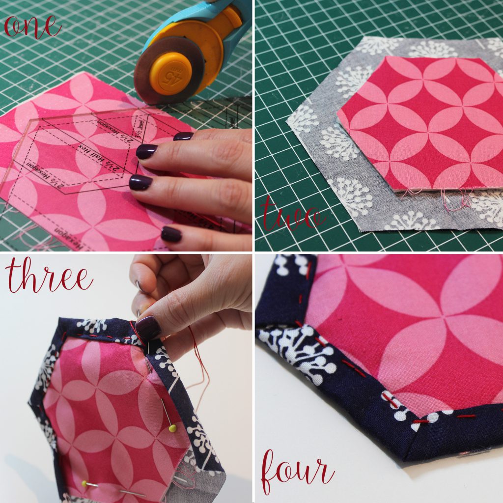 Materials Required For Making A Hexagon Quilt Template