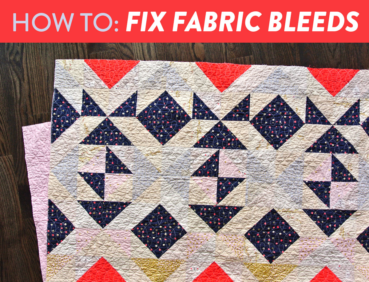 Overview Of Steps To Get Blood Out Of Quilt