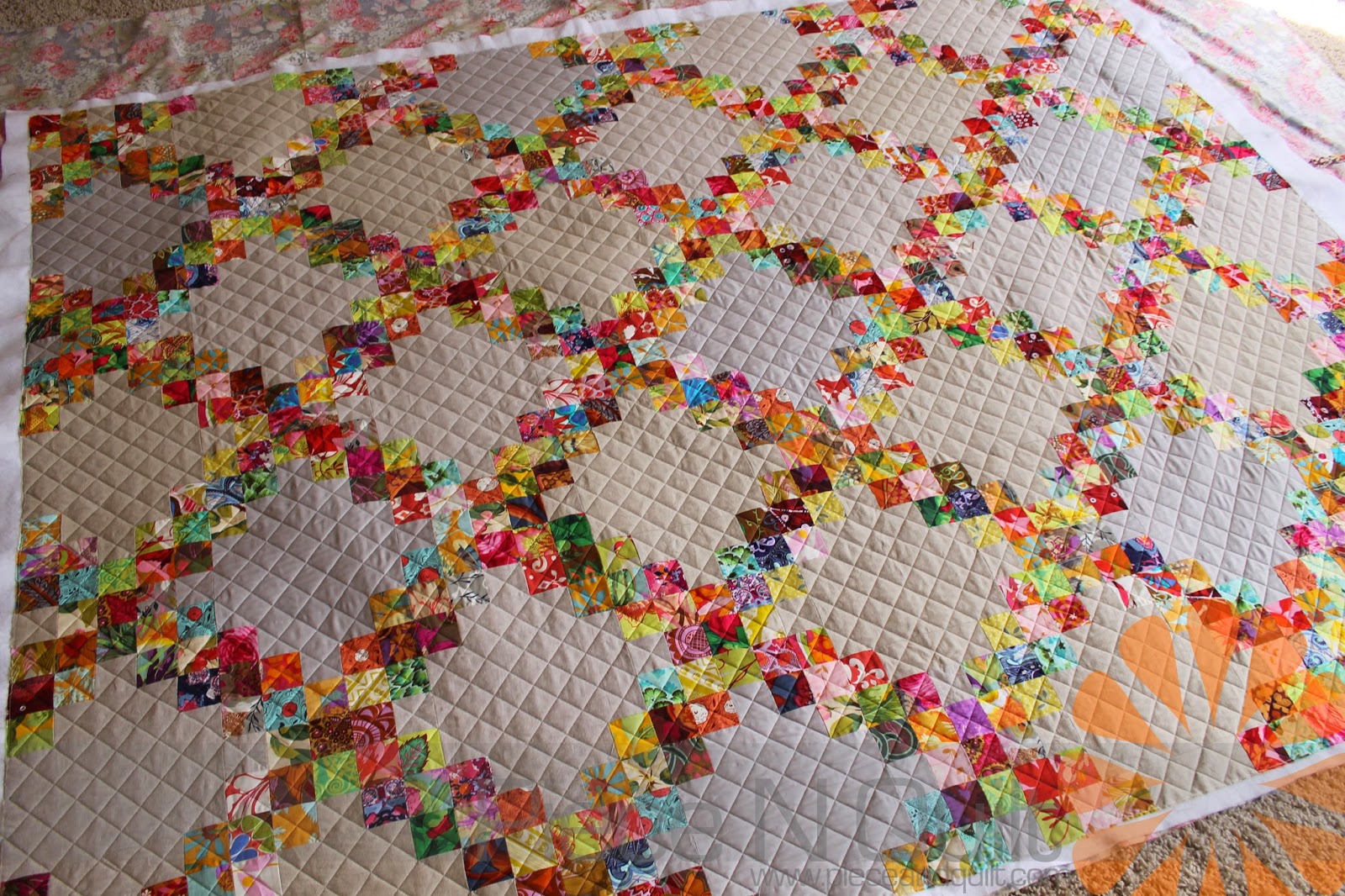 Preparing The Quilt For Crosshatching