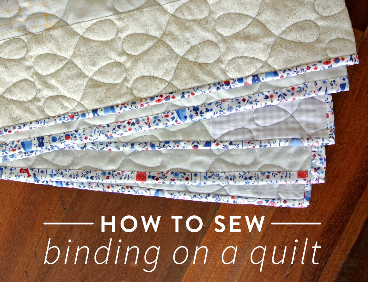 Sewing The Bias Tape To The Quilt