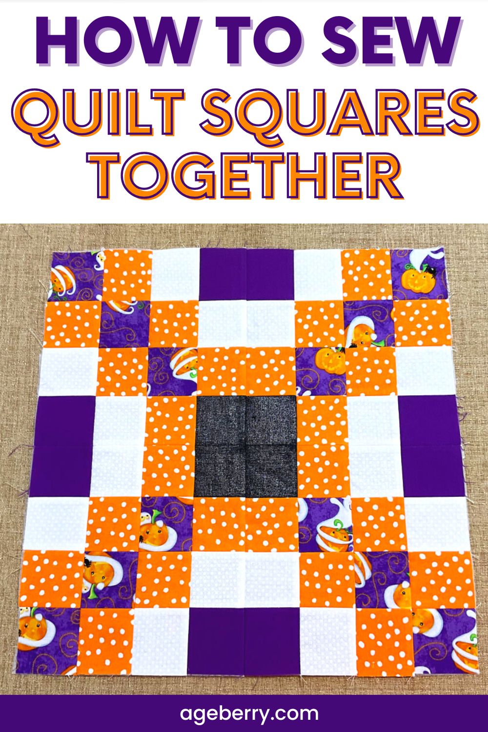 Sewing The Squares Together