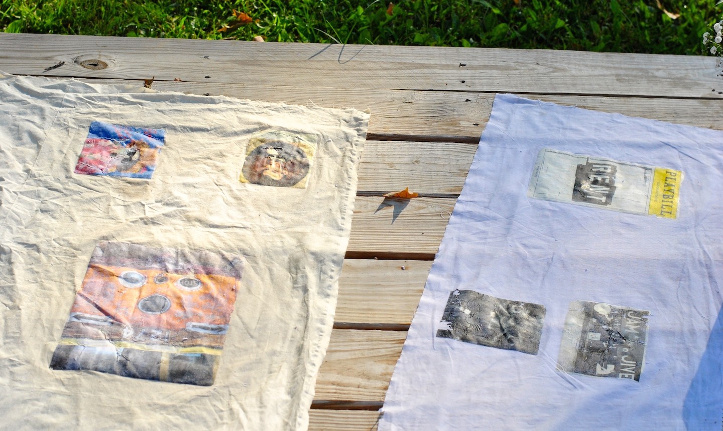 Transferring The Photo To Fabric